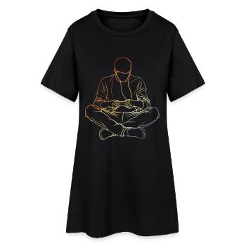 Gamer Boy Vintage Look - Women’s T-Shirt Dress - black - Front