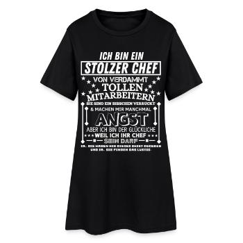 Fier patron drôle cadeau pour le bureau du directeur - Robe T-shirt Femme - noir - Devant