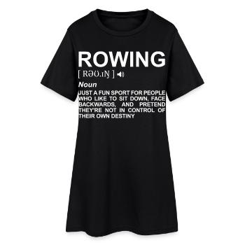 Rowing Dictionary - Women’s T-Shirt Dress - black - Front