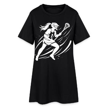 Crosse Filles - Robe T-shirt Femme - noir - Devant