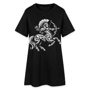 Archer centaure tribal - Robe T-shirt Femme - noir - Devant