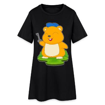 Hamster Key - Women’s T-Shirt Dress - black - Front
