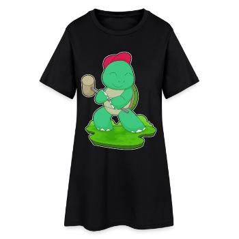Artisan Tortue Artisan Artisan - Robe T-shirt Femme - noir - Devant