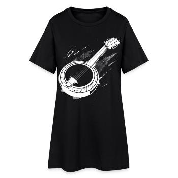 Graphiques Banjo - Robe T-shirt Femme - noir - Devant