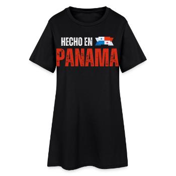 Made in Panama, Panamanian pride - Women’s T-Shirt Dress - black - Front