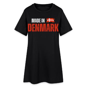 Made in Denmark, Danish pride - Women’s T-Shirt Dress - black - Front