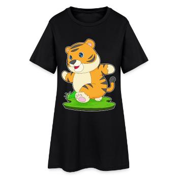 Tiger Jogger Jogging Sport - Robe T-shirt Femme - noir - Devant