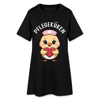 Nursing chick Nurse geriatric nurse chick - Women’s T-Shirt Dress - black - Front