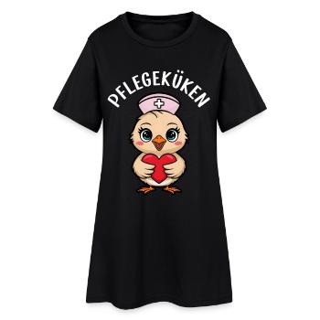 Chick Nurse Elderly Nurse Gift - Women’s T-Shirt Dress - black - Front