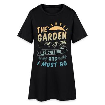 The garden is calling And I Must Go 3 - Women’s T-Shirt Dress - black - Front