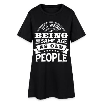 Âge étrange - Robe T-shirt Femme - noir - Devant