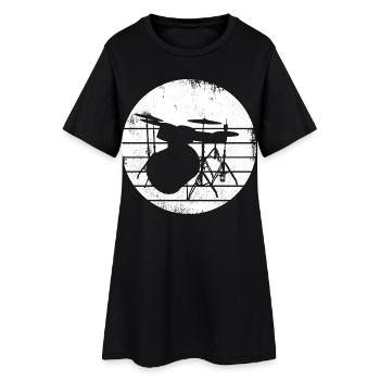 Percussion - Robe T-shirt Femme - noir - Devant