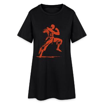 Oldschool Kickboxer - Women’s T-Shirt Dress - black - Front