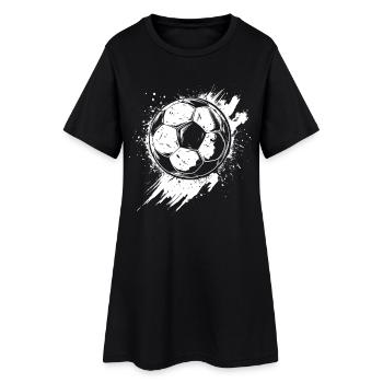 Football Graffiti - Robe T-shirt Femme - noir - Devant