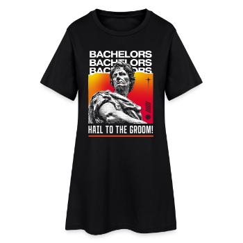 Salut au marié - Enterrement de vie de garçon - Robe T-shirt Femme - noir - Devant