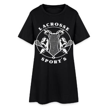 Sports de crosse - Robe T-shirt Femme - noir - Devant