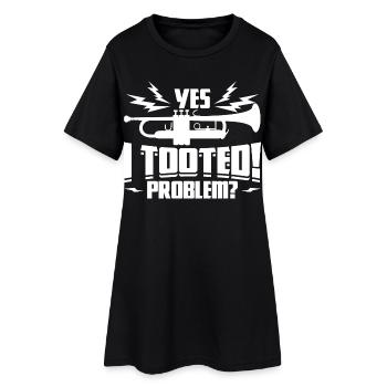 Dicton du trompettiste - Robe T-shirt Femme - noir - Devant