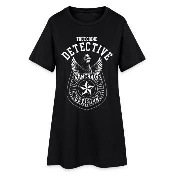 True Crime Détective Poulet Marque Cadeau Drôle - Robe T-shirt Femme - noir - Devant