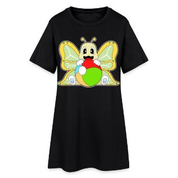Natation papillon Water-polo Été - Robe T-shirt Femme - noir - Devant