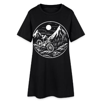 Vtt - Robe T-shirt Femme - noir - Devant