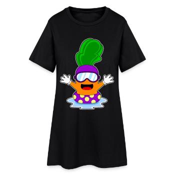 Lunettes de natation Carotte Été - Robe T-shirt Femme - noir - Devant