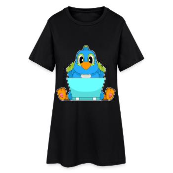Ordinateur portable Parrot - Robe T-shirt Femme - noir - Devant