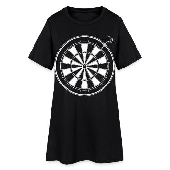 Graphiques Dart - Robe T-shirt Femme - noir - Devant