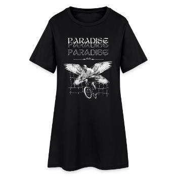 BMX Wings – Freestyle au paradis - Robe T-shirt Femme - noir - Devant