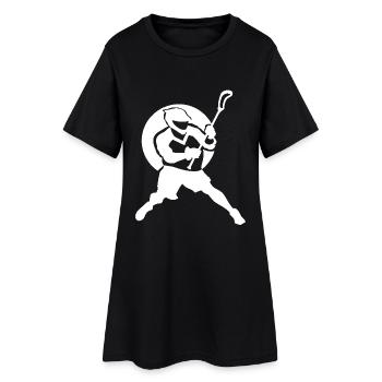 Lacrosse Player Logo - Women’s T-Shirt Dress - black - Front