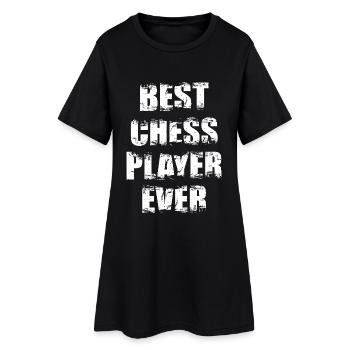 Meilleur joueur d’échecs de tous les temps - Robe T-shirt Femme - noir - Devant