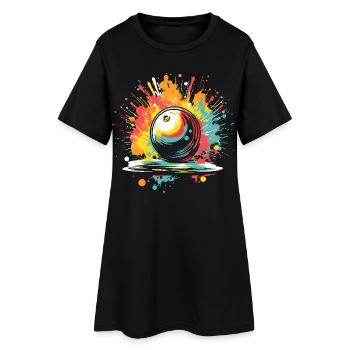Bowling - Women’s T-Shirt Dress - black - Front