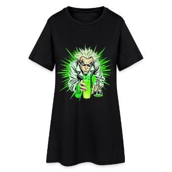 Mad Scientist Chemist Laboratory Cool - Women’s T-Shirt Dress - black - Front