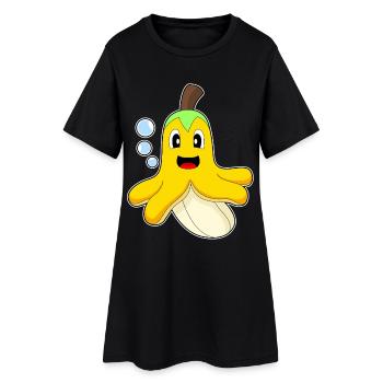 Octopus Banana - Women’s T-Shirt Dress - black - Front