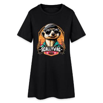 Scallywag de l’année Suricate Cadeau drôle - Robe T-shirt Femme - noir - Devant