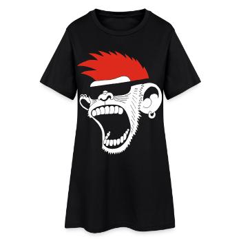 Singerie - Robe T-shirt Femme - noir - Devant