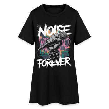 Noise Forever Punk Rock Metal Musik - Frauen T-Shirt-Kleid - Schwarz - Vorne