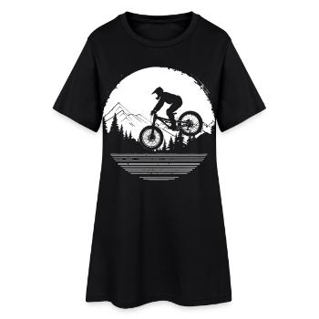 Amateurs de VTT - Robe T-shirt Femme - noir - Devant