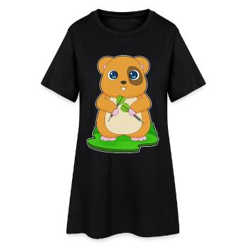 Fléchette de hamster Dartpfeil - Robe T-shirt Femme - noir - Devant