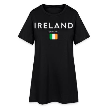 Drapeau de l’Irlande, Irish Pride - Robe T-shirt Femme - noir - Devant