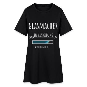 Glasmacher Ausbildung Beruf Geschenk - Frauen T-Shirt-Kleid - Schwarz - Vorne