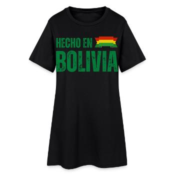 Made in Bolivia, Bolivian pride - Women’s T-Shirt Dress - black - Front