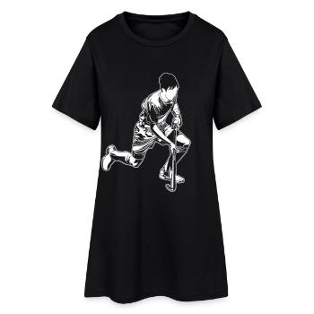 Joueurs de hockey sur gazon - Robe T-shirt Femme - noir - Devant