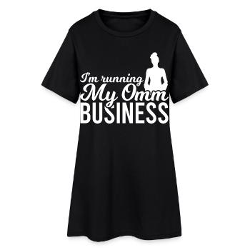 Yoga Teacher Joke - Women’s T-Shirt Dress - black - Front