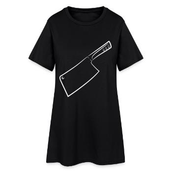 Croquis de Cleaver - Robe T-shirt Femme - noir - Devant
