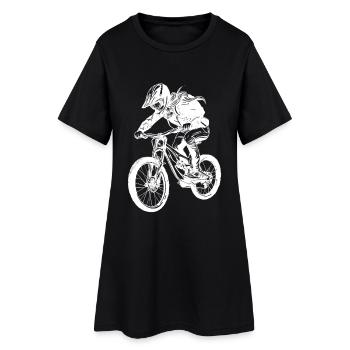 Vététiste fille - Robe T-shirt Femme - noir - Devant