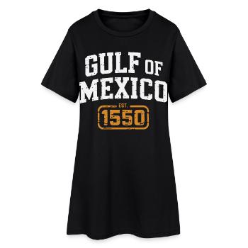 Gulf of Mexico Est 1550 Retro Vintage Design Gift - Robe T-shirt Femme - noir - Devant