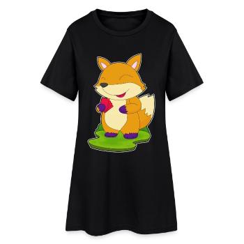 Fox Poker Cartes de poker - Robe T-shirt Femme - noir - Devant