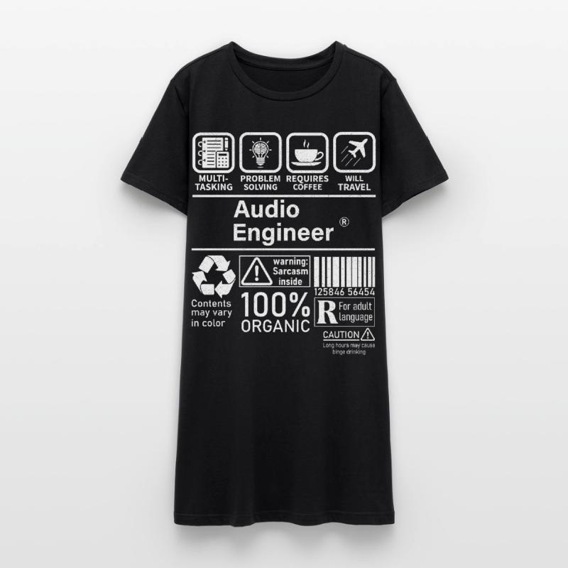 Audio Engineer multi tasking problem solving Women’s T-Shirt Dress