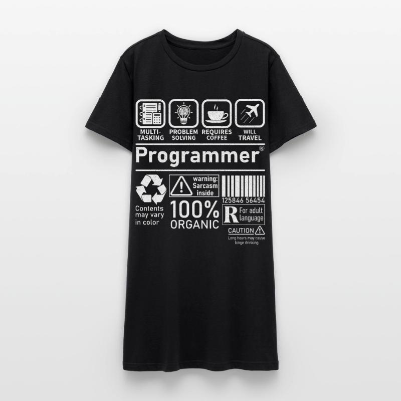 Programmer multi tasking problem solving requires Women’s T-Shirt Dress