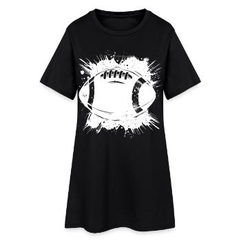 Football Graphics - Women’s T-Shirt Dress - black - Front